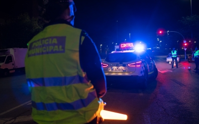 Imatge d'un control policial/ Roger Benet